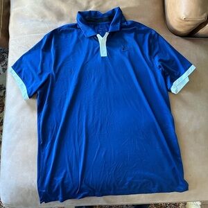 Men’s Nike Dri-Fit Polo in Blue Size XL